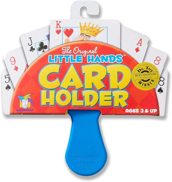 The Original Little Hands Playing Card Holder - Card Game Accessory for Kids - Ages 3 and Up - Perfect for Family Game Night! , 5"