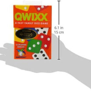 The frantic dice rolling game that everyone plays at once! For ages 8+, 2-5 players