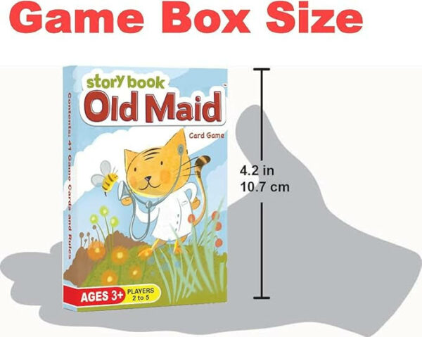Story Book Old Maid, a Family Card Game for Kids Age 3 and Up