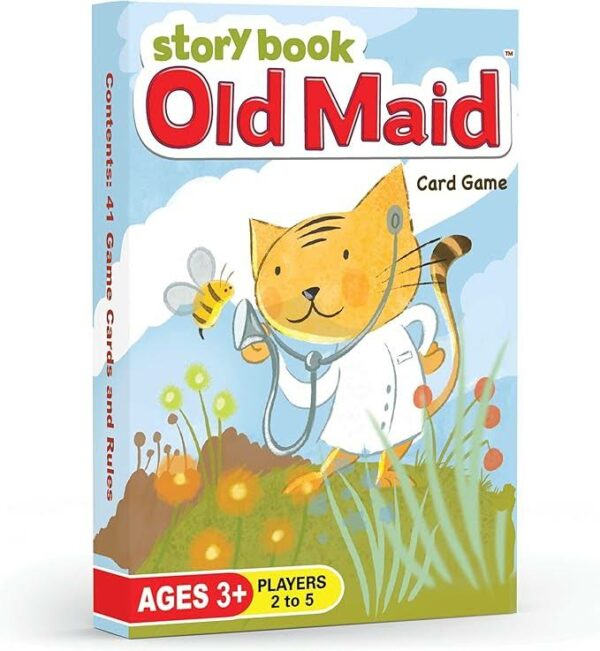 Story Book Old Maid, a Family Card Game for Kids Age 3 and Up